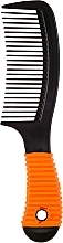 Fragrances, Perfumes, Cosmetics Hair Comb 1208, black-orange - Top Choice