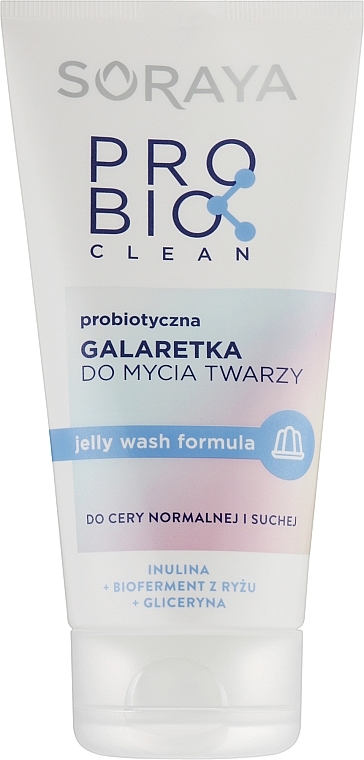Probiotic Face Cleansing Jelly for Normal & Dry Skin - Soraya Probio Clean — photo N3