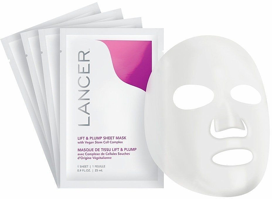 Lifting Sheet Mask - Lancer Lift & Plump Sheet Mask — photo N4
