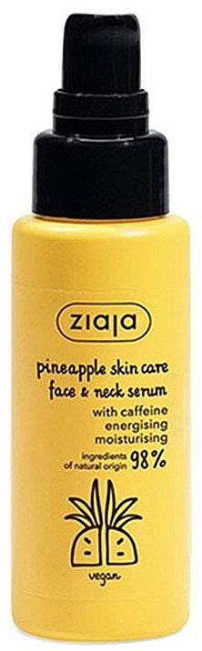 Face & Neck Serum with Pineapple Extract - Ziaja Pineapple Skin Care Face & Neck Serum — photo N1