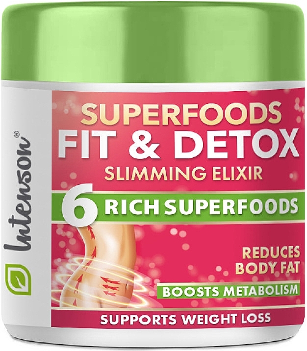 Detox Slimming Elixir - Intenson Superfoods Fit&Detox Slimming Elixir — photo N1