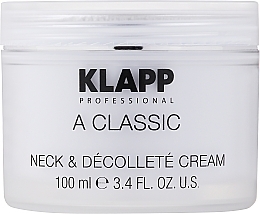 Neck and Decollete Cream - Klapp A Classic Neck & Decollete Cream — photo N3