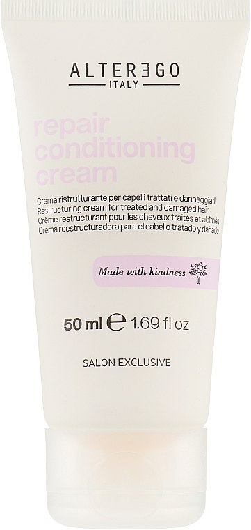 Repairing Cream Conditioner for Damaged Hair - Alter Ego Repair Conditioning Cream (mini size) — photo N1