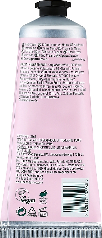 Hand Cream "British Rose" - The Body Shop Hand Cream British Rose — photo N6