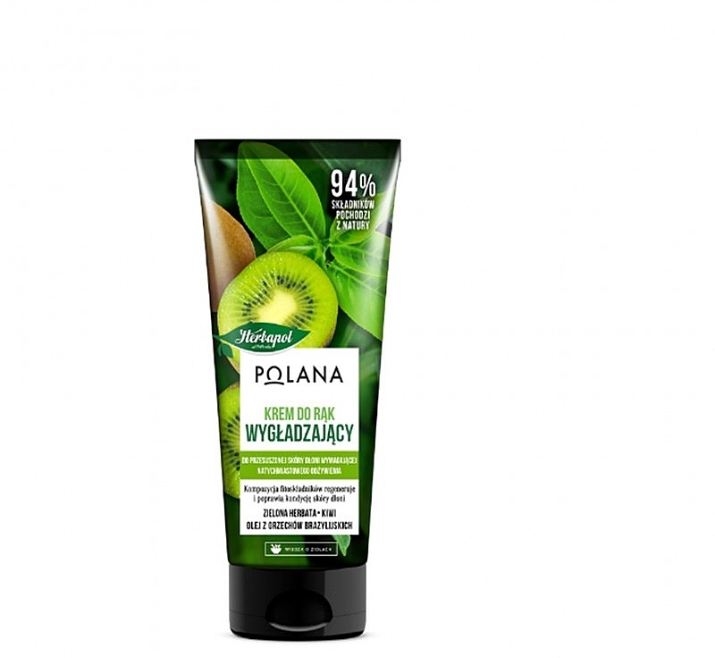 Softening Hand Cream 'Green Tea & Kiwi' - Herbapol Polana — photo N2