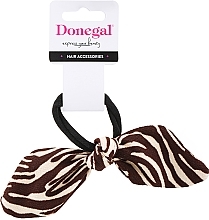 Hair Tie FA-5621, brown zebra - Donegal — photo N1