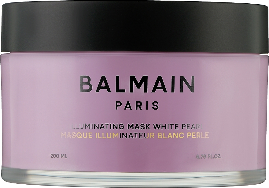 Illuminating Blonde Mask - Balmain Paris Illuminating Mask White Pearl — photo N1