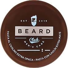 Fragrances, Perfumes, Cosmetics Extra Matte Paste with White Clay - Beard Club Paste