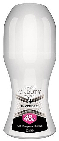 Deodorant-Antiperspirant "Stain Protection" - Avon On Duty Invisible 48H Anti-persrirant — photo N1