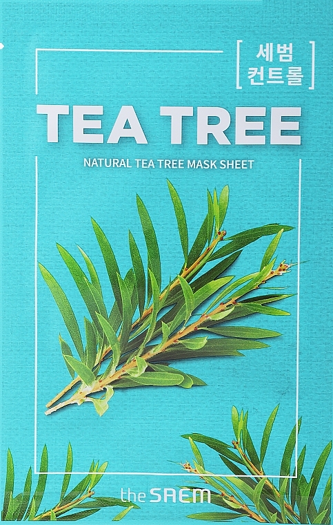 GIFT! Sheet Mask with Tea Tree Extract - The Saem Natural Tea Tree Mask Sheet — photo N1