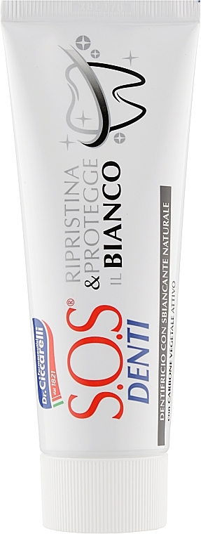 Toothpaste 'Professional & Safe Whitening' - Pasta Del Capitano SOS Denti Whitening — photo N1