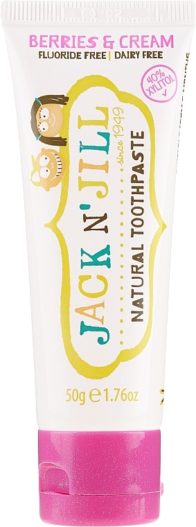 Kids Toothpaste with Berries and Cream Scent - Jack N' Jill — photo N1