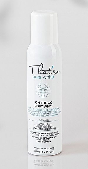 Face & Body Spray - That'So Go Light White Spray — photo N1