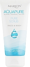 Fragrances, Perfumes, Cosmetics Face and Body Scrub with Thermal Water - Marion Aquapure Face & Body Pure Scrub