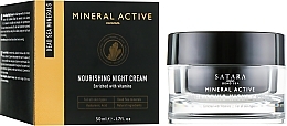 Fragrances, Perfumes, Cosmetics Nourishing Night Cream - Satara Mineral Active Nourishing Night Cream