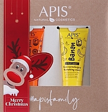 Fragrances, Perfumes, Cosmetics Tangerine & Banana Set - Apis Professional Fruit Shot Merry Christmas Set (f/cr/2x50ml)