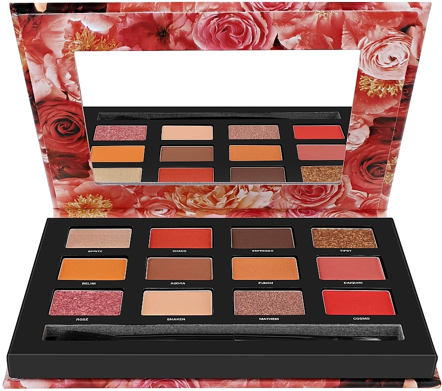 Eyeshadow Palette - W7 Let's Brunch With Vickaboo Pressed Pigment Palette — photo N3