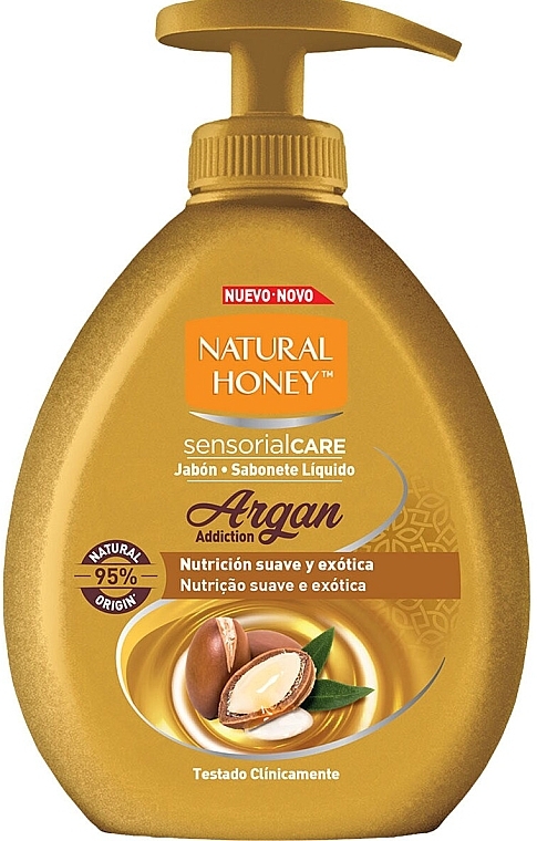 Argana Hand Soap - Natural Honey Sensorial Care Argan Addiction — photo N1