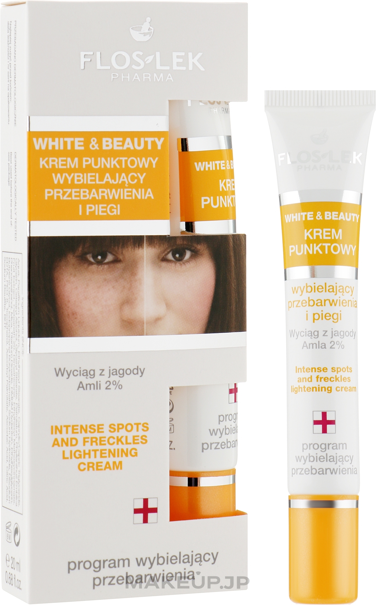 Intense Spots and Freckles Brightening Cream - Floslek White & Beauty Intense Spots And Freckles Lightening Cream — photo 20 ml