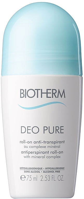 Roll-on Deodorant - Biotherm Deo Pure Antiperspirant Roll-On — photo N1
