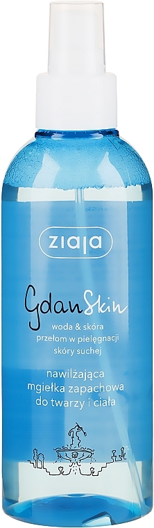 Face & Body Moisturizing Scented Spray - Ziaja GdanSkin  — photo N1