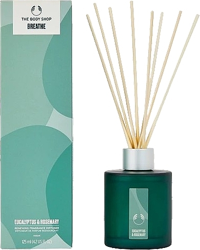 Breathe Fragrance Diffuser - The Body Shop Breathe Eucalyptus & Rosemary Renewing Fragrance Diffuser — photo N1