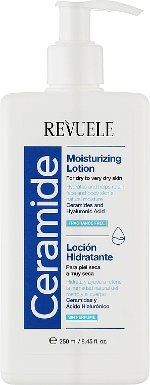 Moisturising Face & Body Lotion for Dry Skin - Revuele Ceramide Moisturizing Lotion — photo N1