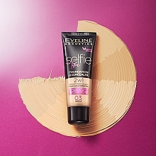 Foundation & Concealer - Eveline Selfie Time Foundation & Concealer — photo N5