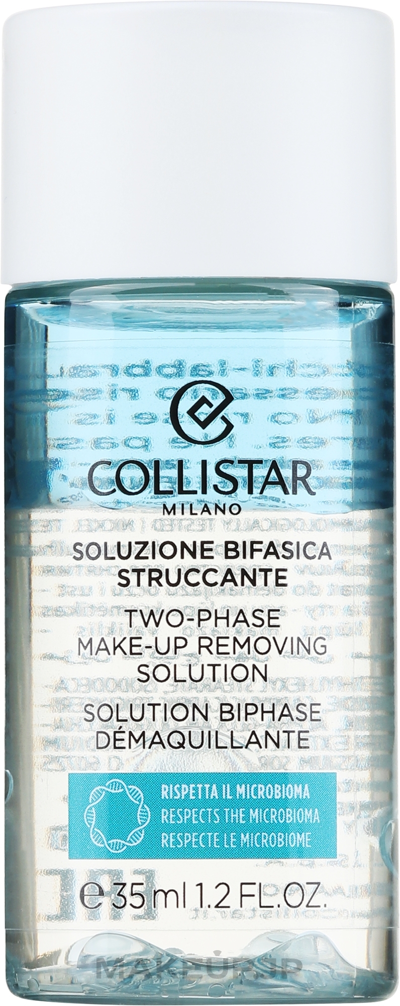 GIFT! Eye & Lip Makeup Remover - Collistar Gentle Two-Phase Make-Up Remover (mini size) — photo 35 ml