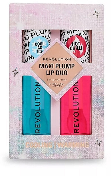 セット - Makeup Revolution プランパー マキシ リップデュオ (lip/plump/2pcs) — photo N1