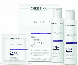 Fragrances, Perfumes, Cosmetics Set - Christina Rose De Mer Sea Herbal Deep Peel (Step 2A + 2B)