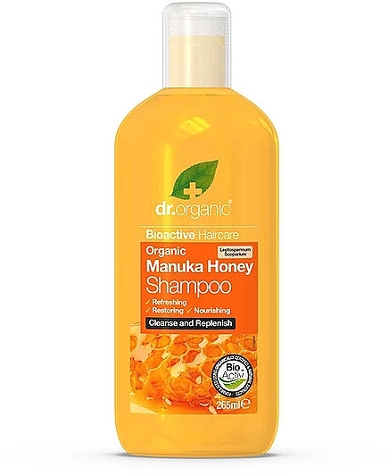 Hair Shampoo "Manuka & Aloe Vera" - Dr. Organic Manuka Honey Shampoo — photo N1