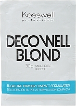 Whitening Powder, Sky Blue - Kosswell Professional Decowell Blond — photo N6