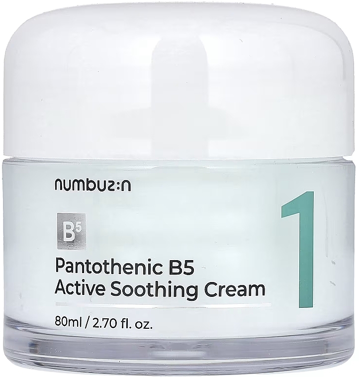 Soothing Face Cream - Numbuzin No.1 Pantothenic B5 Active Soothing Cream — photo N1