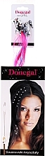 Fragrances, Perfumes, Cosmetics Hair Clips with Hair Strands, FA-5648, unicorn pink-blue - Donegal