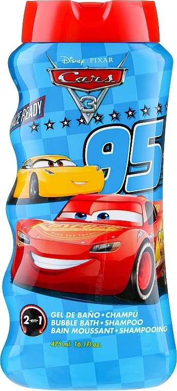 Bath Foam & Shampoo 2in1 - EP Line Cars 3 Bubble Bath & Shampoo — photo N2