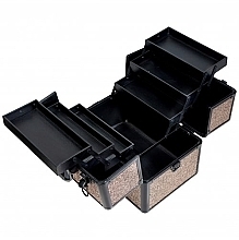 Makeup Artist Suitcase №42, black coffee opal - Kodi Professional Black Coffee Opal Case — photo N2