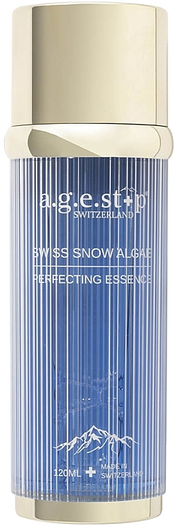 Moisture-Preservation and Radiant Skin Essence - A.G.E. Stop Swiss Snow Algae Essence — photo N1