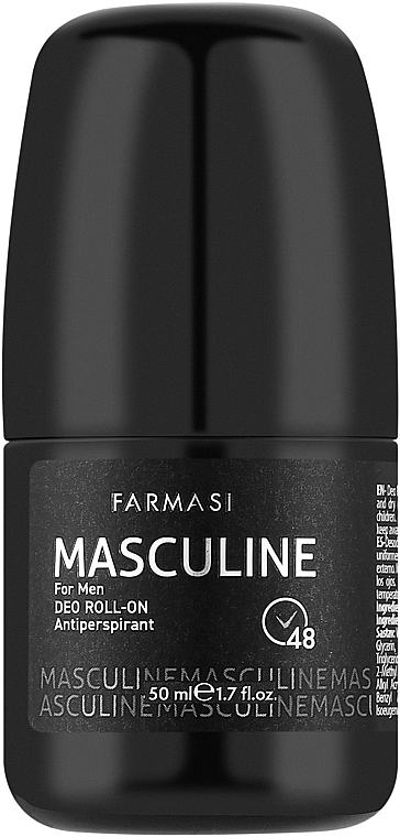 Masculine Deo Roll-On Antiperspirant - Farmasi Masculine Deo Roll-On Antiperspirant — photo N1