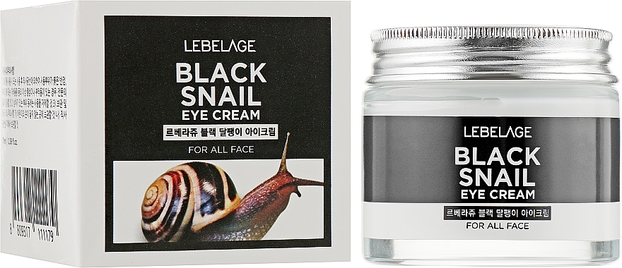 Snail Mucin Repairing Eye Zone Cream - Lebelage Black Snail Eye Cream — photo N3