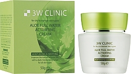 Moisturizing Face Cream with Aloe Extract - 3W Clinic Aloe Full Water Activating — photo N2