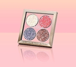 Eyeshadow Palette - Nabla Miami Lights Collection Glitter Palette — photo N2