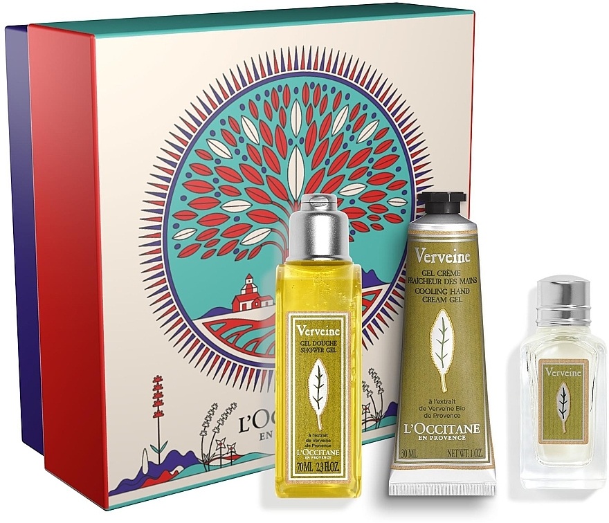 L'Occitane Verbena - Set (edt/7.5ml + sh/gel/75ml + h/cr/30ml) — photo N1