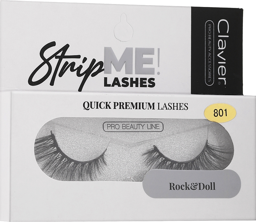 Flase Lashes - Clavier Quick Premium Lashes Rock&Doll — photo N1