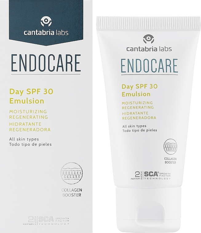 Face Cream Emulsion - Cantabria Labs Endocare Day SPF 30 — photo N3