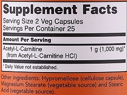 Dietary Supplement "Acetyl-L Carnitine", 500 mg - Now Foods Acetyl-L Carnitine — photo N12