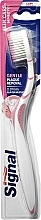 Fragrances, Perfumes, Cosmetics Soft Toothbrush, pink - Signal Slim Care Sensitive Soft