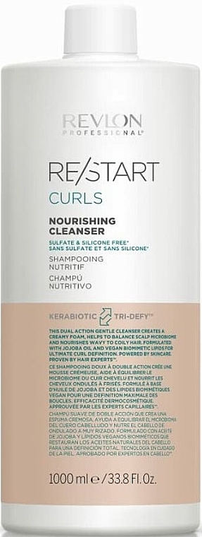 Nourishing Shampoo for Curly Hair - Revlon Professional ReStart Curls Nourishing Cleanser — photo N3