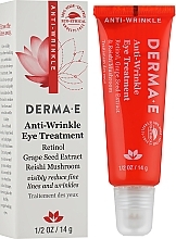 Eye Gel with Retinol, Grape Seed & Reishi Mushroom Extracts - Derma E Anti-Wrinkle Eye Cream — photo N9