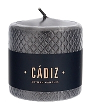 Decorative Christmas Candle 9.5x7.8 cm, black - Artman Cadiz — photo N8